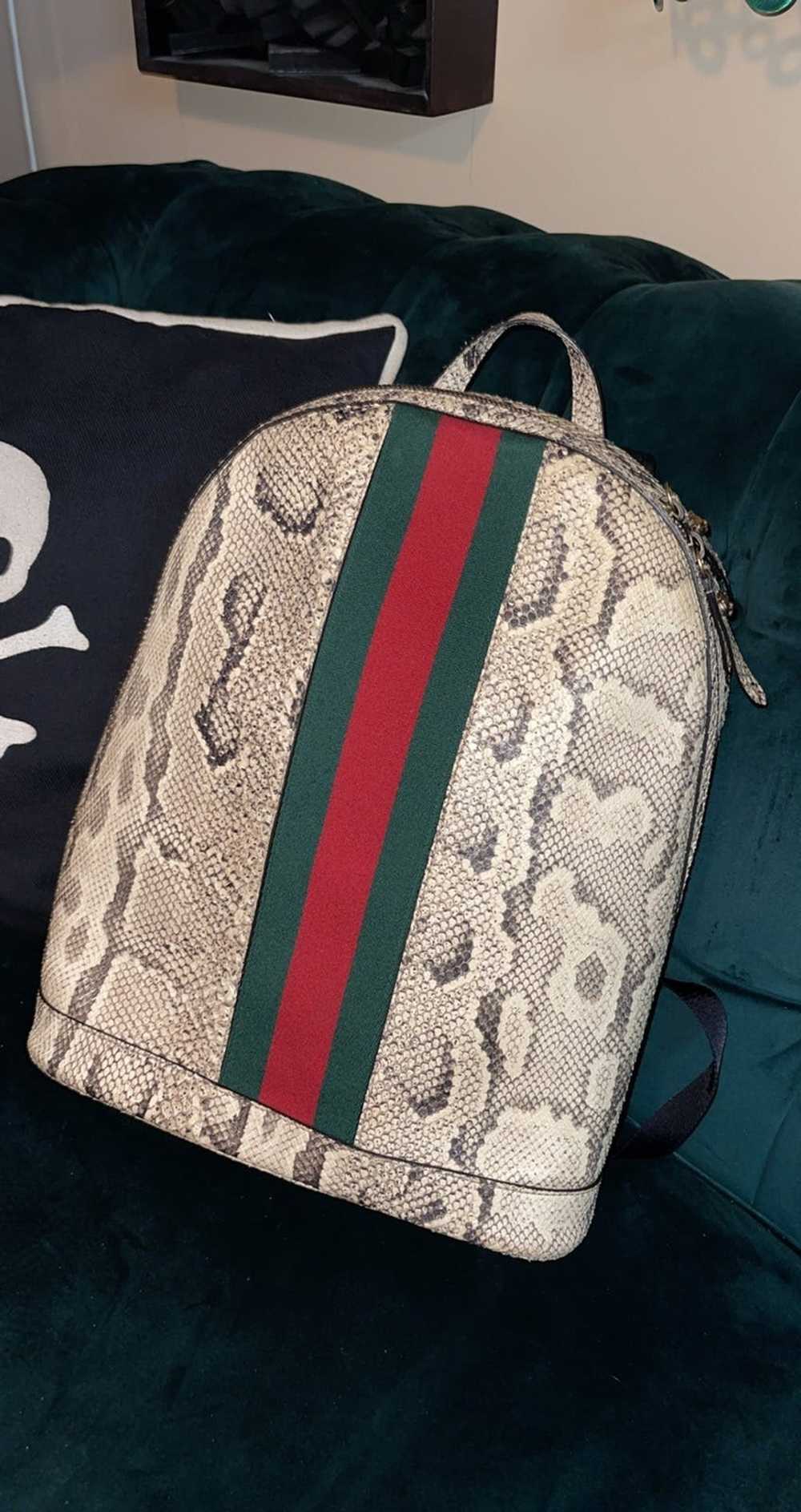 Gucci Gucci python backpack men’s unisex - image 2