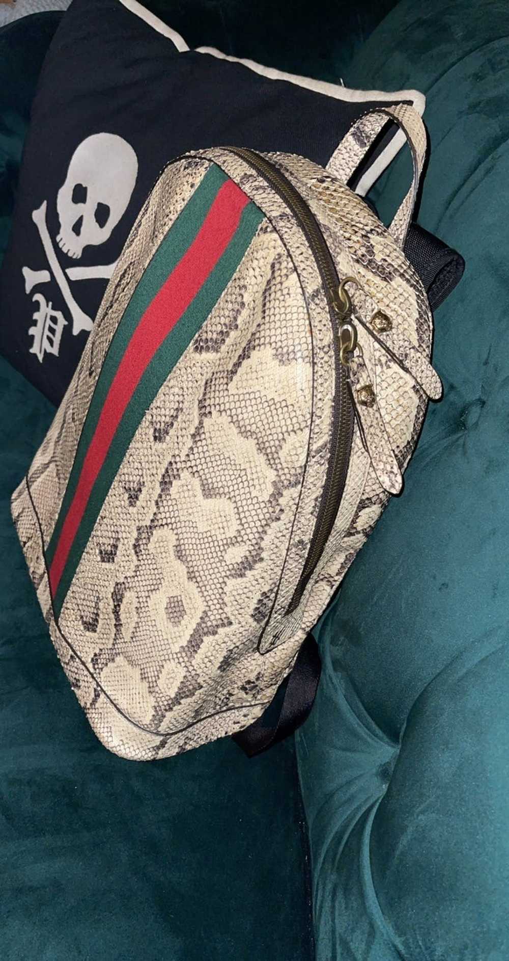 Gucci Gucci python backpack men’s unisex - image 3