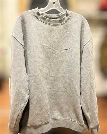 Nike × Vintage Gray vintage nike sweatshirt - image 1
