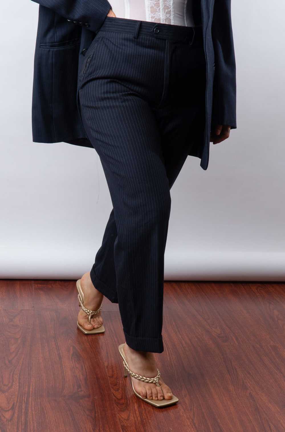 Vintage Pinstriped Trousers - image 2
