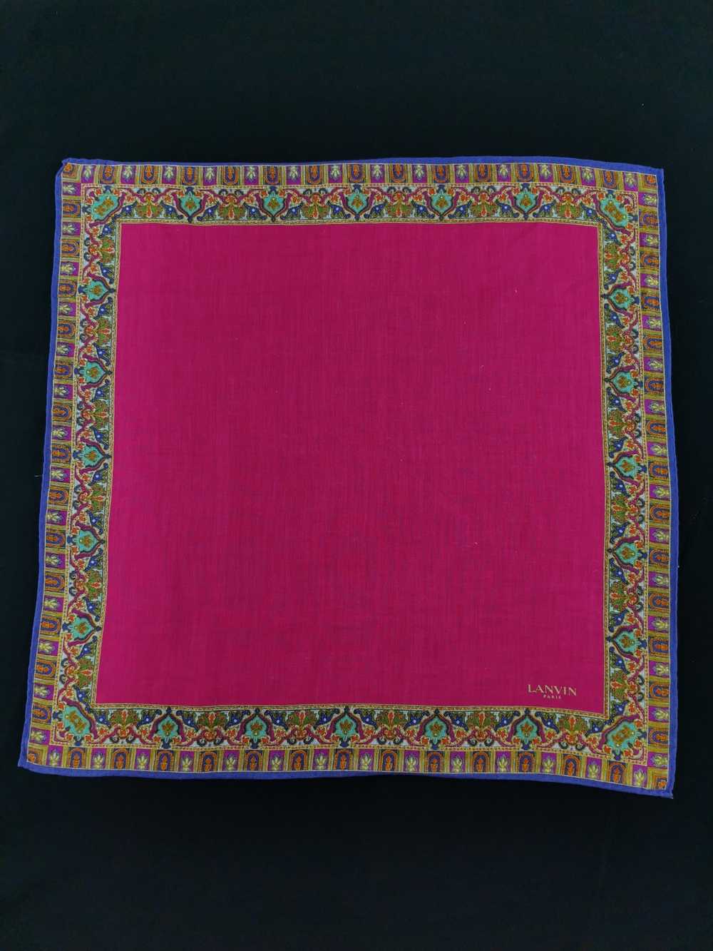 Lanvin Vintage design Handkerchief - image 3
