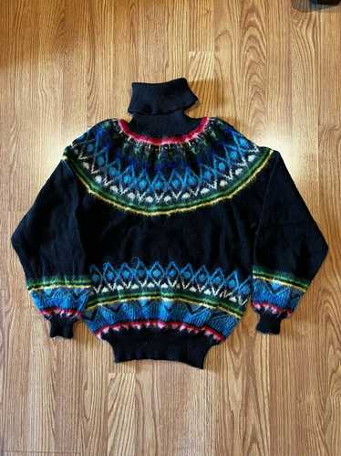 80s Vintage KANSAI YAMAMOTO Embroidery Sweater 