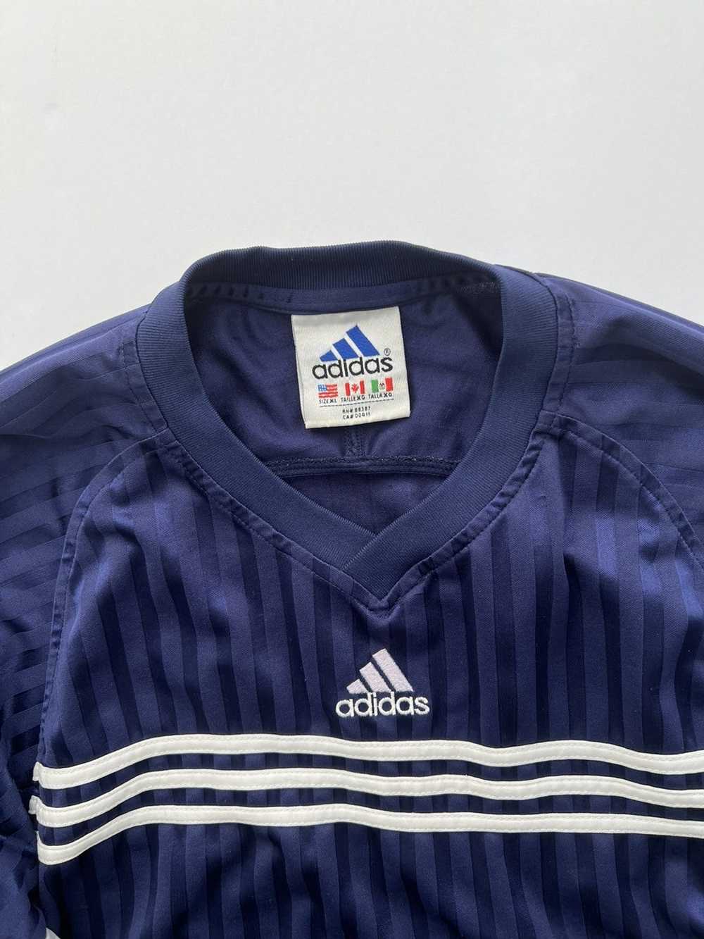 Adidas × Vintage VTG Y2K Adidas Poly Tech Shirt - image 2