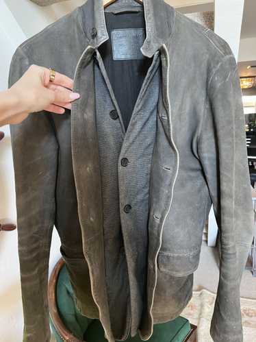 Allsaints AllSaints Gray Seude Jacket