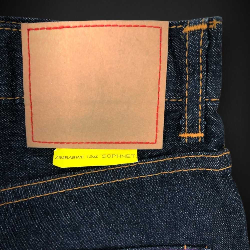 Sophnet. Zimbabwe 12oz. Raw Denim Jeans - image 4