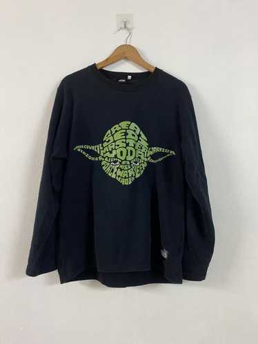 Movie × Star Wars StarWars Yoda Long Sleeve T-Shi… - image 1