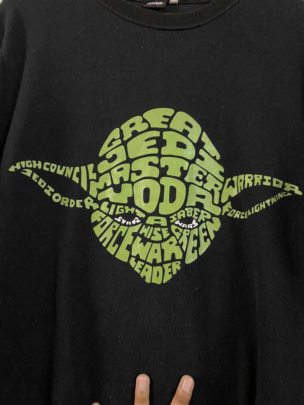 Movie × Star Wars StarWars Yoda Long Sleeve T-Shi… - image 3