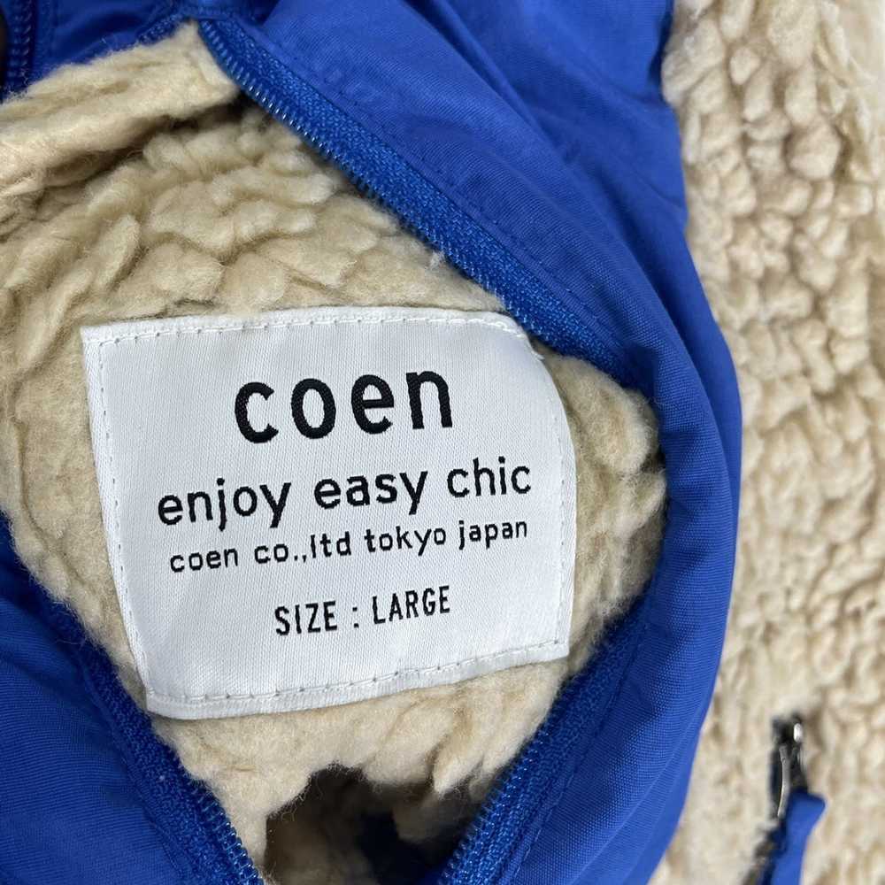 Japanese Brand 🌟COEN RETRO X SHERPA DEEP PILE ZI… - image 9