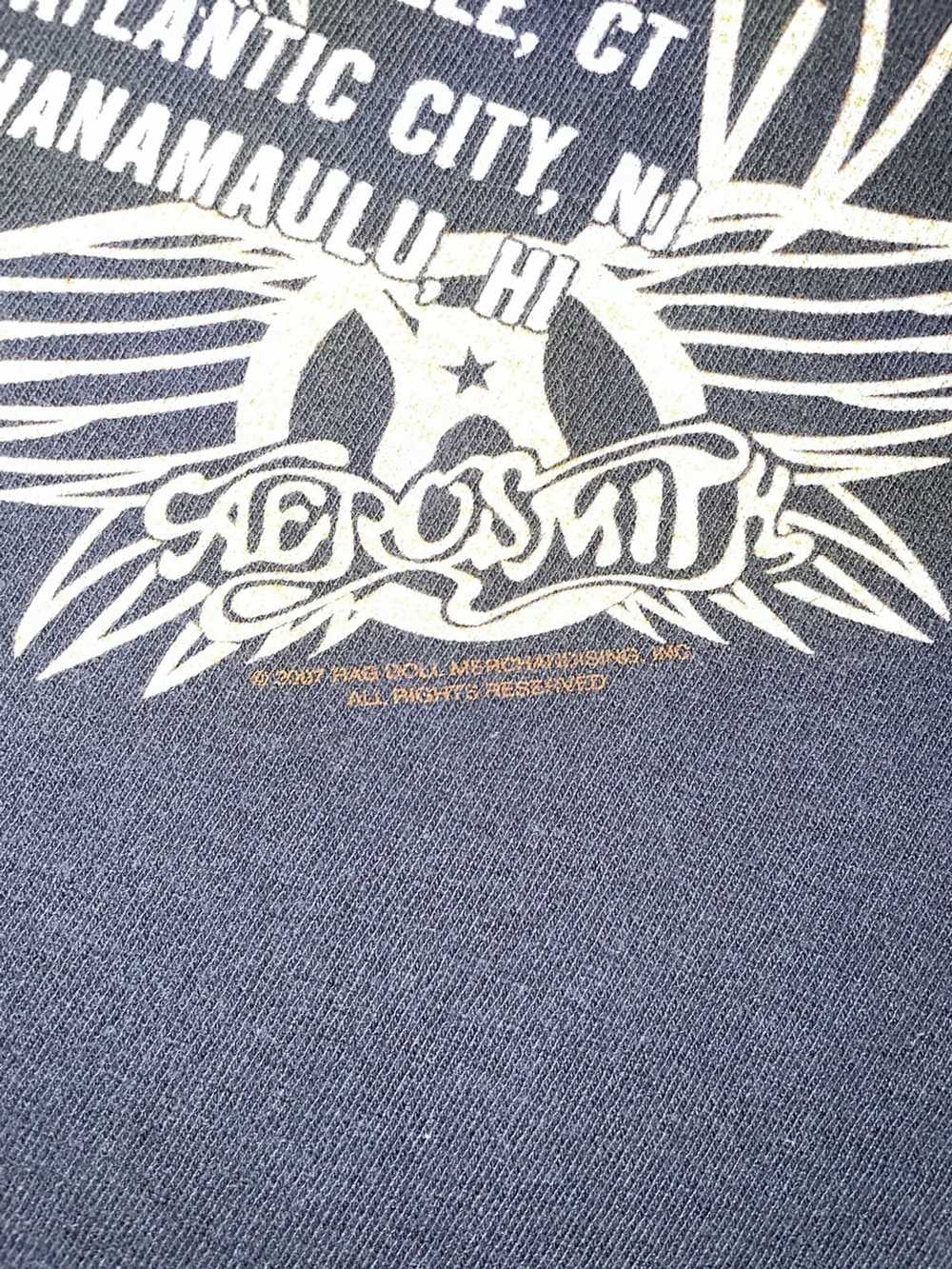 Band Tees × Vintage 2007 Aerosmith Tour tee - image 8