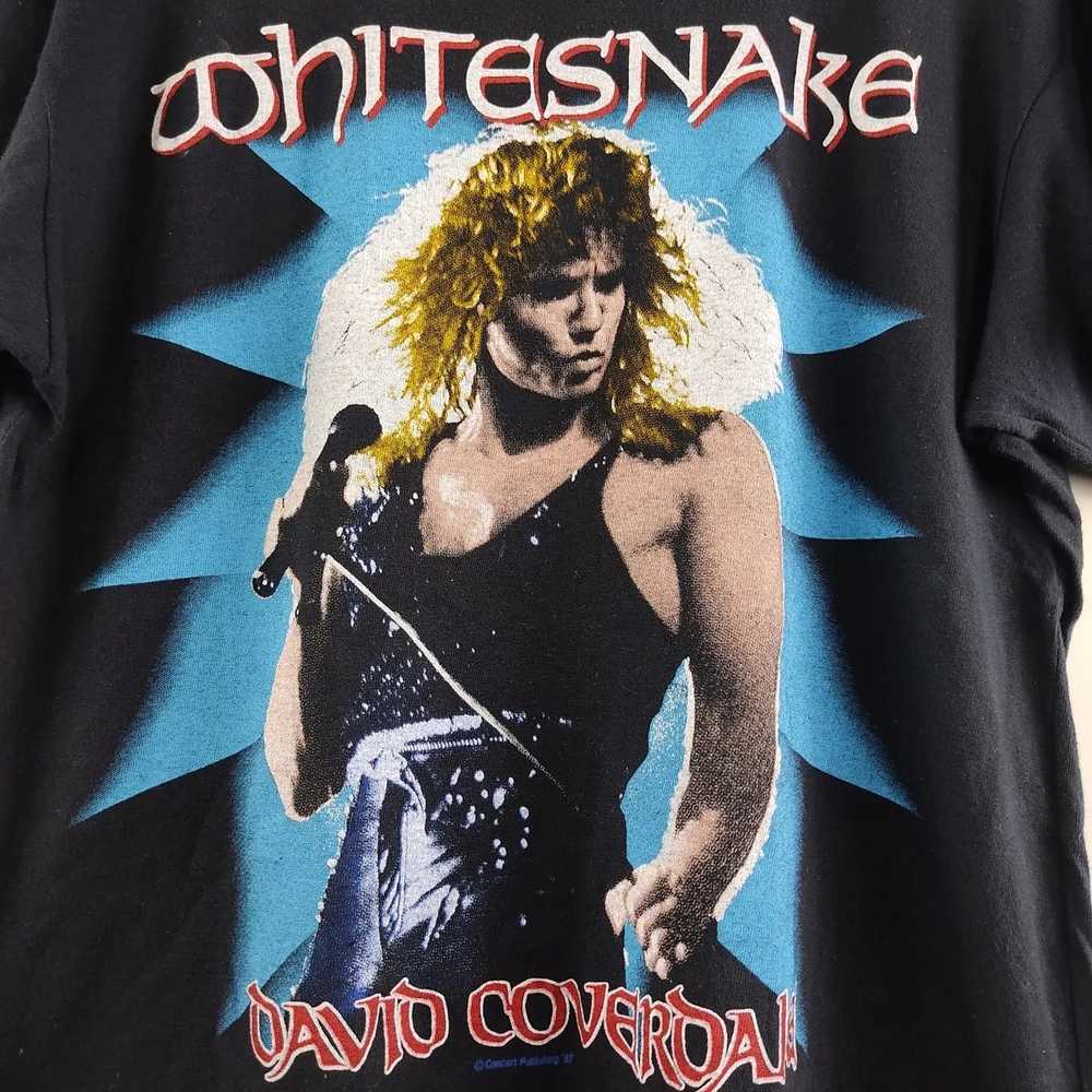 Band Tees × Rock Tees × Vintage 1987 Whitesnake T… - image 2