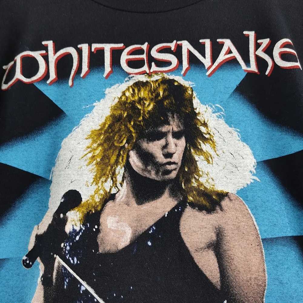 Band Tees × Rock Tees × Vintage 1987 Whitesnake T… - image 3