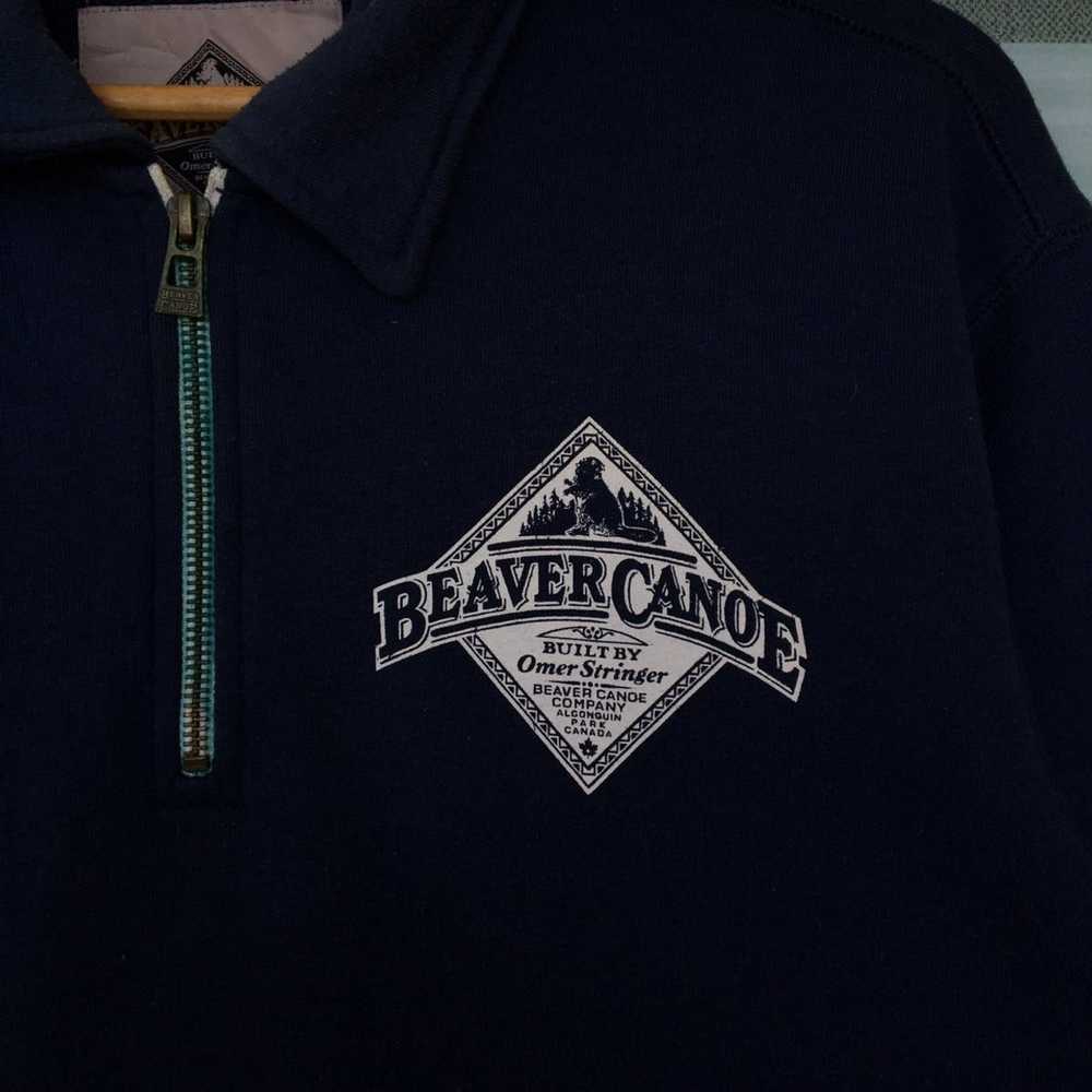 Japanese Brand × Vintage Beaver Canoe Sweatshirt … - image 4