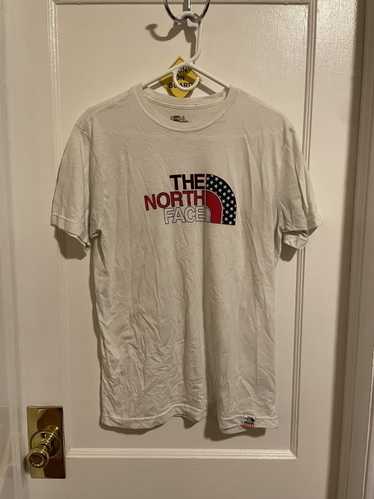 The North Face TNF American Flag Logo Tshirt