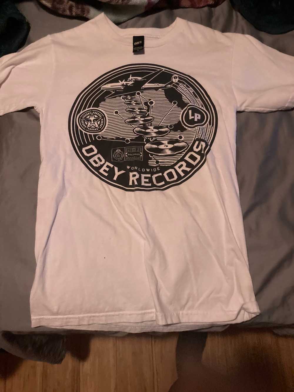 Obey Obey Record Tee - image 1