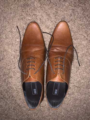 Asos × Vintage Brown Leather Dress Shoes by ASOS
