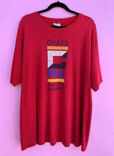 CHAPS RALPH LAUREN LOGO GRAPHIC TSHIRT AS-IS