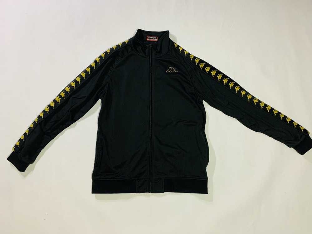 Kappa Kappa Tracksuit Jacket (Black & Gold) - image 2