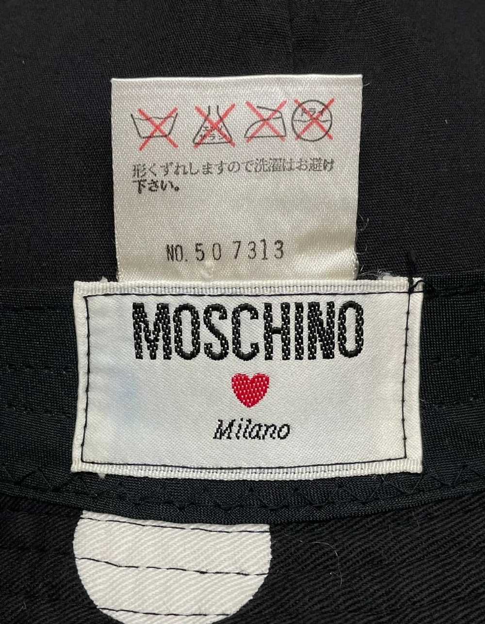 Moschino × Vintage RARE! 90’s MOCHINO Bucket Hat … - image 7