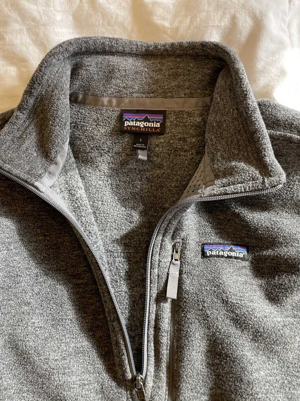 Patagonia VINTAGE Patagonia - Mens gray synchilla… - image 2