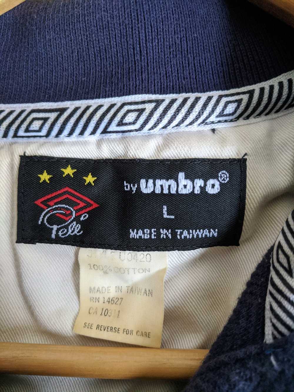 Umbro × Vintage Pele by Umbro 80s 90s Polo Shirt - image 2