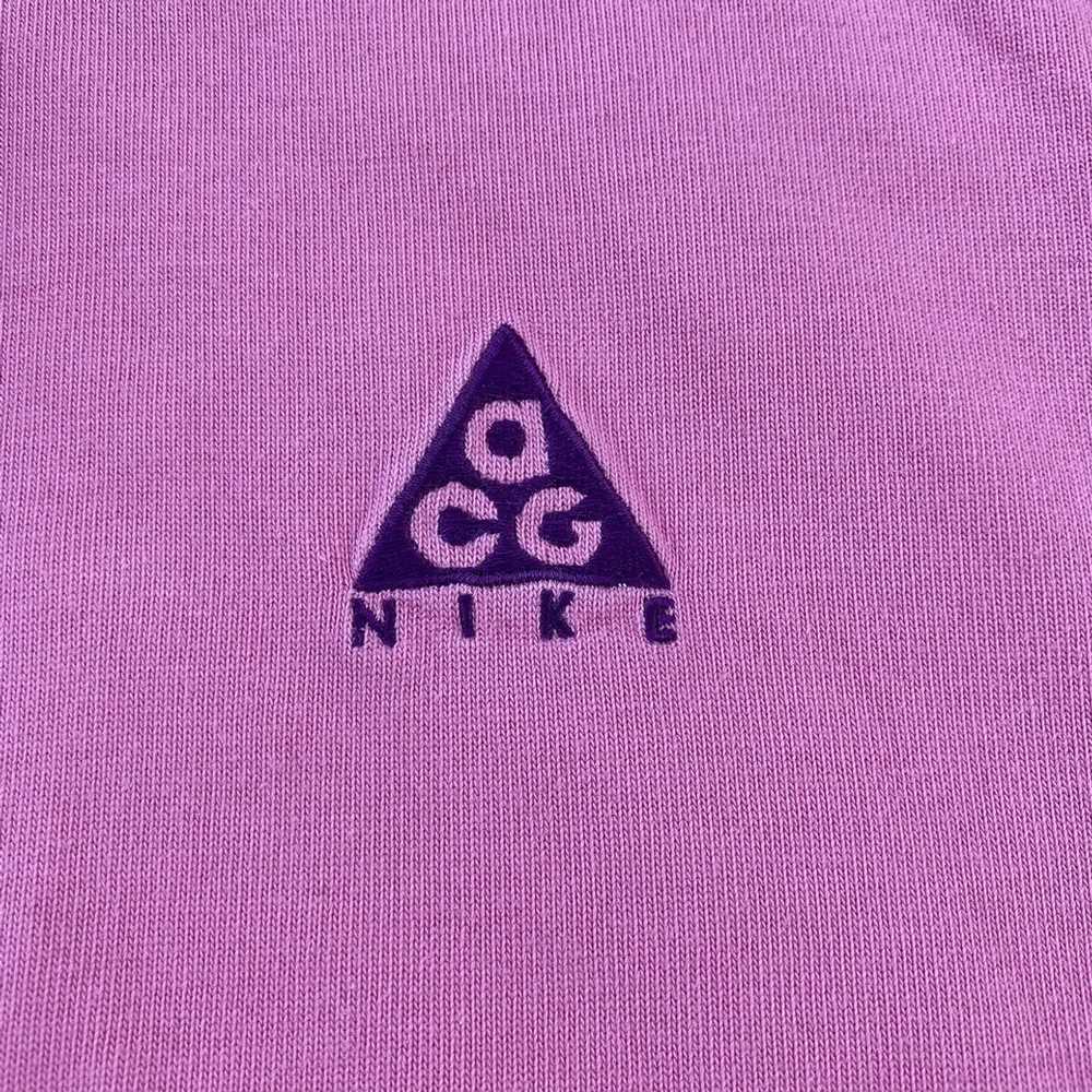 Nike ACG Nike ACG pink cargo sweatshirt nylon poc… - image 2