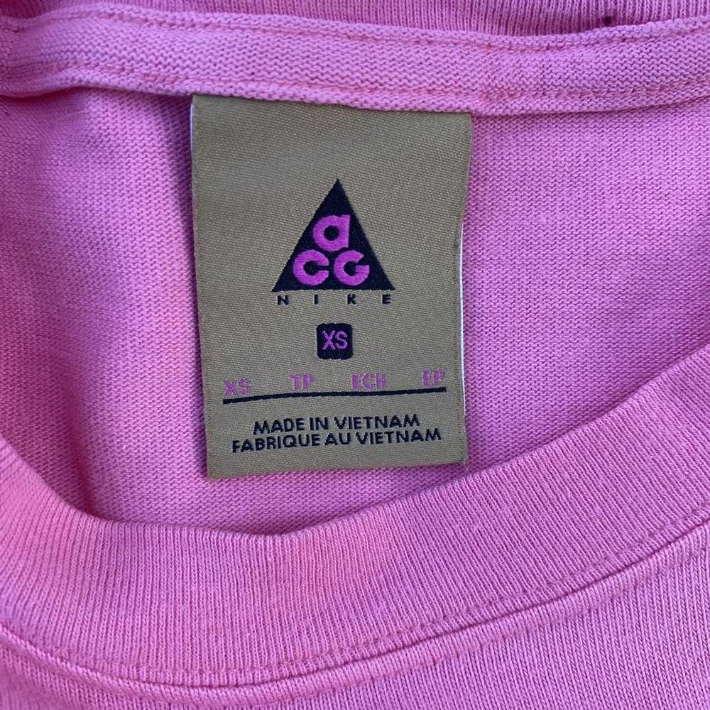 Nike ACG Nike ACG pink cargo sweatshirt nylon poc… - image 5