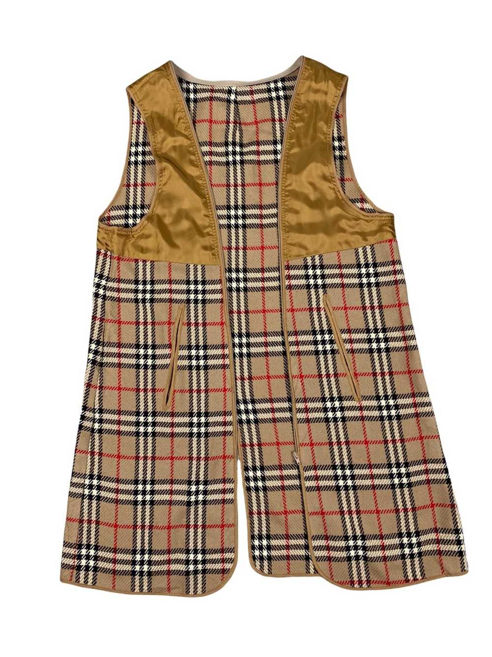 Burberry Vintage Burberrys Nova Checked Vest - image 1