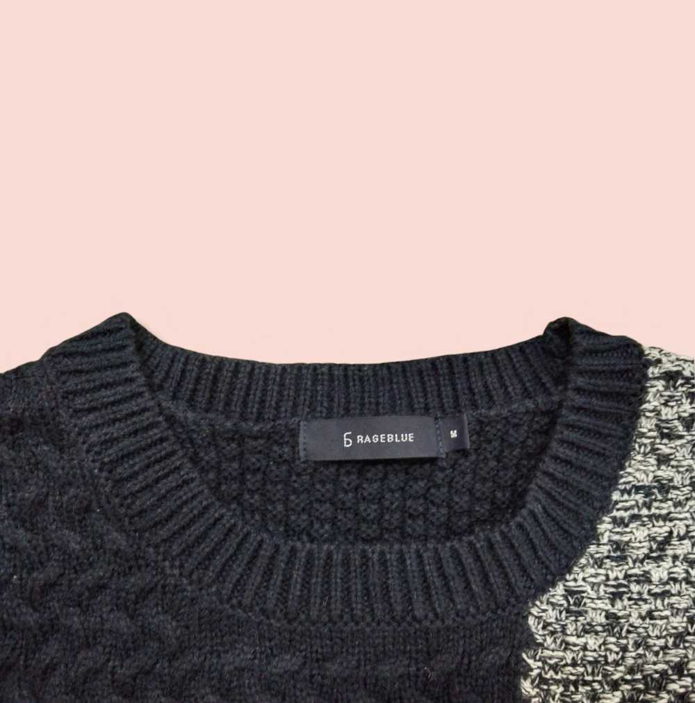 Cashmere & Wool × Coloured Cable Knit Sweater × R… - image 11