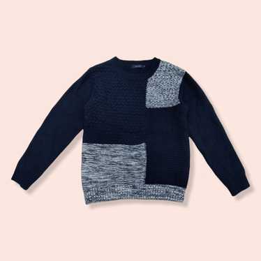 Cashmere & Wool × Coloured Cable Knit Sweater × R… - image 1