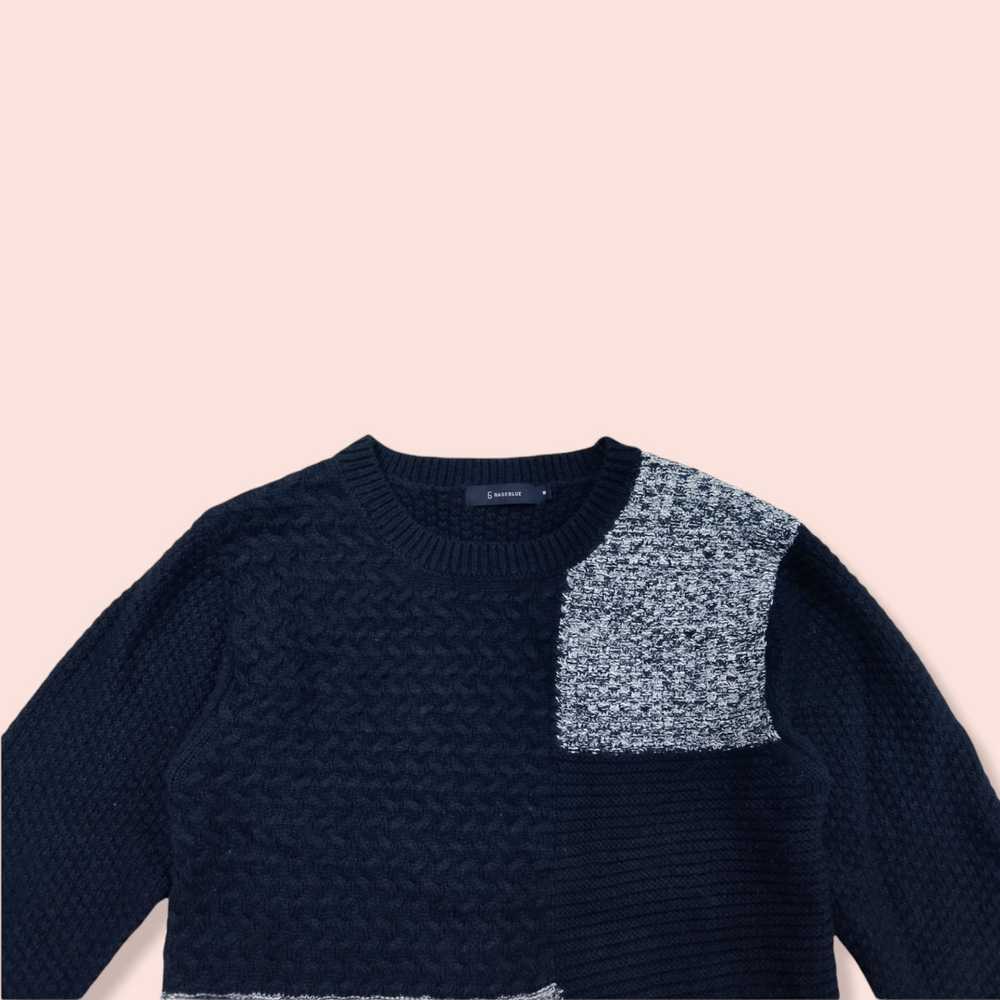 Cashmere & Wool × Coloured Cable Knit Sweater × R… - image 3