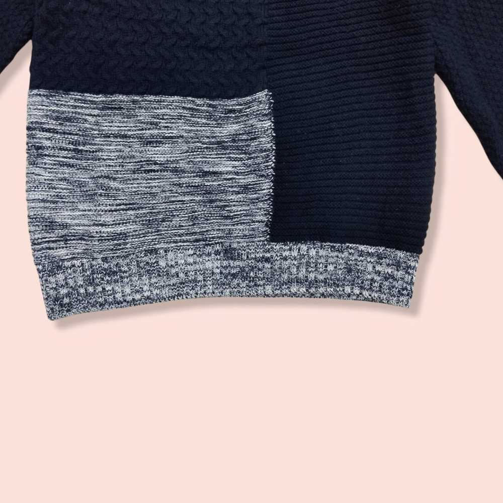 Cashmere & Wool × Coloured Cable Knit Sweater × R… - image 4