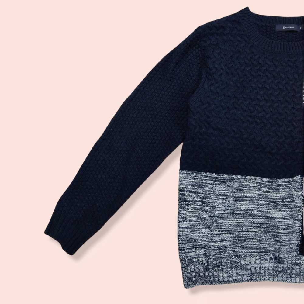 Cashmere & Wool × Coloured Cable Knit Sweater × R… - image 6