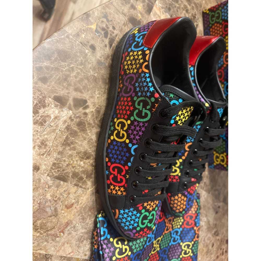 Gucci Ace leather low trainers - image 3