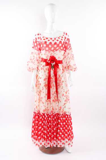 MIGNON Blooming Polka Dot Dress