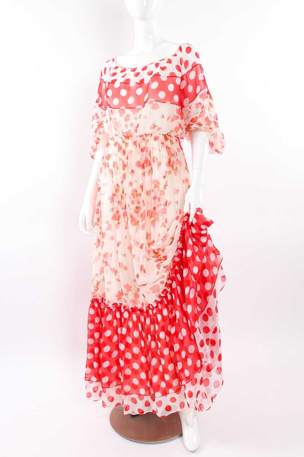 MIGNON Blooming Polka Dot Dress - image 6