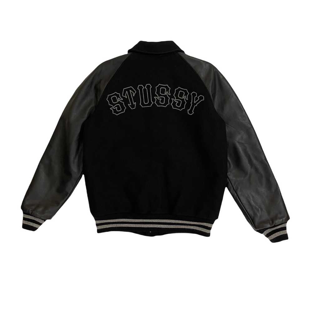 Vintage stussy varsity jacket stussy international tr… - Gem