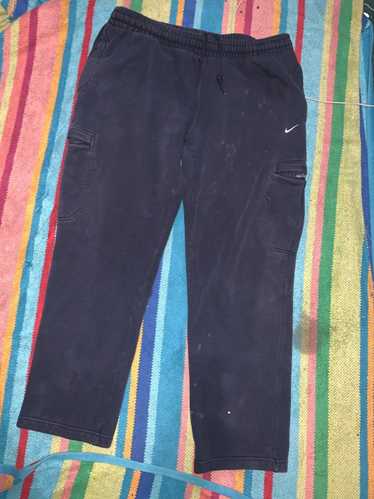 Vintage Nike Track Pants Sweatpants Size XL Navy/Gold 2000s 