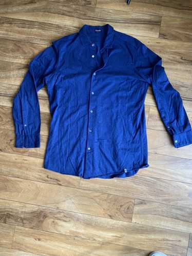 Drumohr Drumohr Men's Button up Chambray Shirt in 