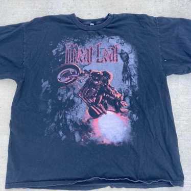 Meat Loaf Bat 2024 Out Of Hell World Tour Vintage T-Shirt White Large 93,94,95