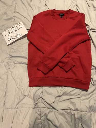 Forever 21 Forever 21 Red Blank Crewneck