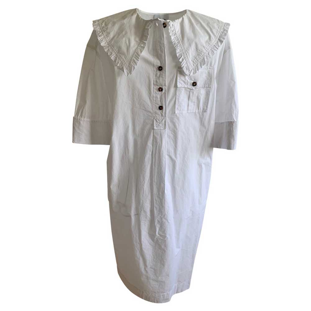 Ganni Dress Cotton in White - image 1