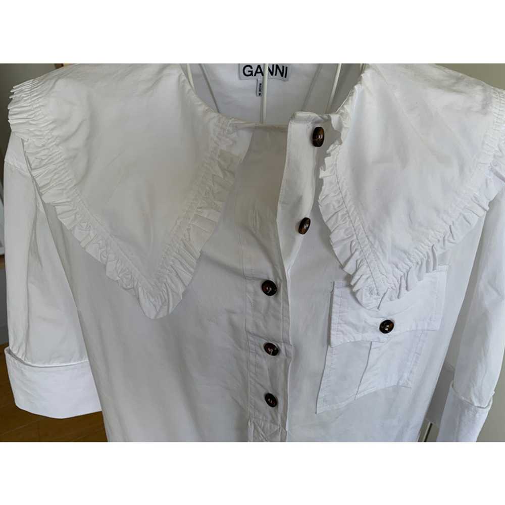 Ganni Dress Cotton in White - image 4