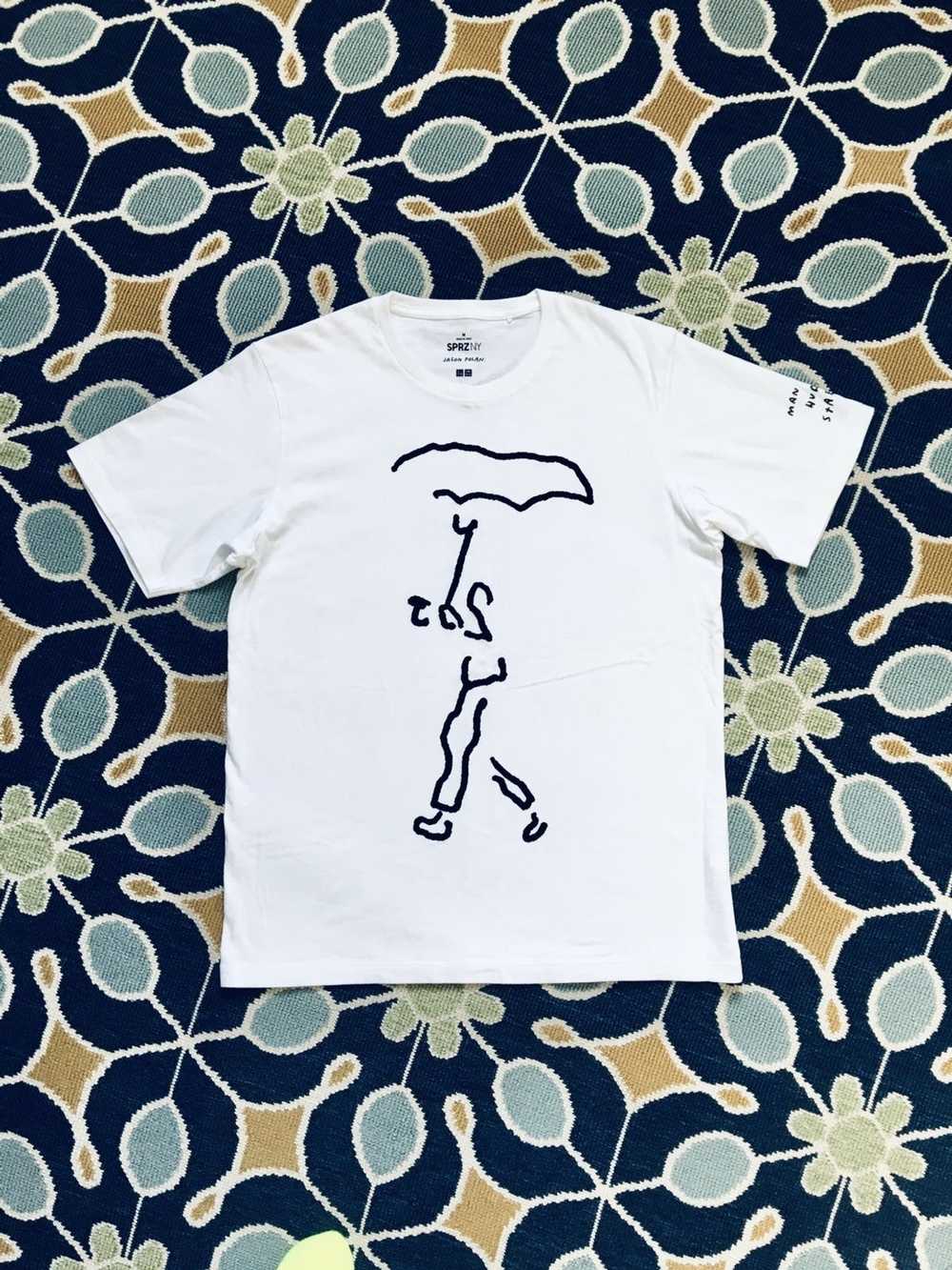 Uniqlo Jason Polan Man On Hudson Street T-shirt U… - image 1