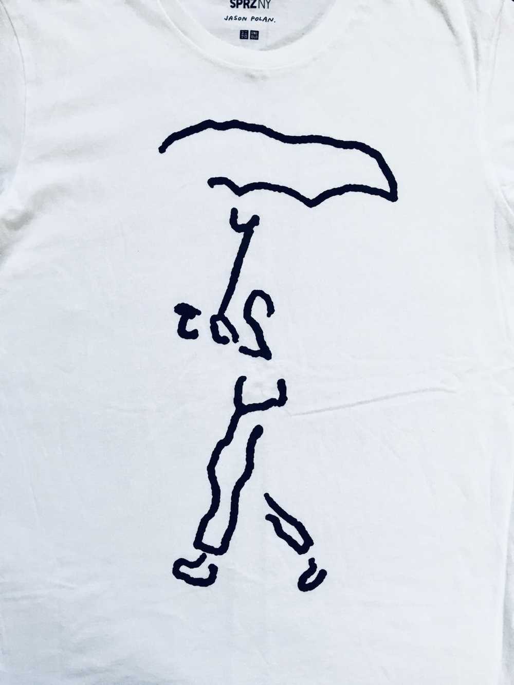 Uniqlo Jason Polan Man On Hudson Street T-shirt U… - image 2