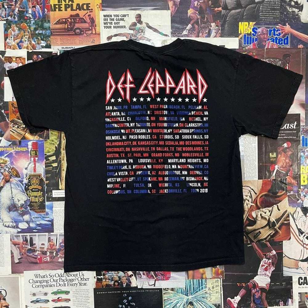 Alstyle × Band Tees × Vintage 2015 Def Leppard co… - image 2