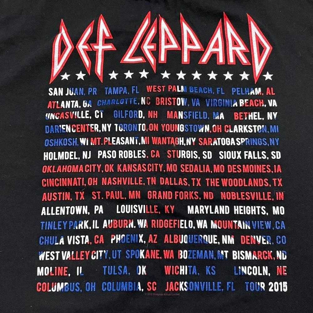 Alstyle × Band Tees × Vintage 2015 Def Leppard co… - image 3