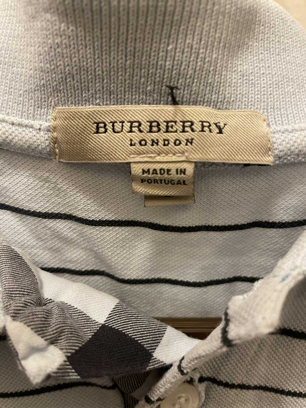 Burberry Vintage Burberry Short Sleeved Polo Shirt - image 3