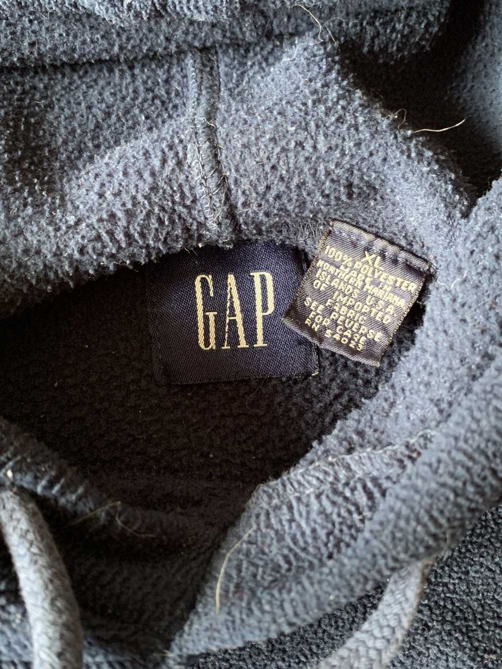 Gap × Vintage 90s Gap Spell Out Fleece Pullover H… - image 3