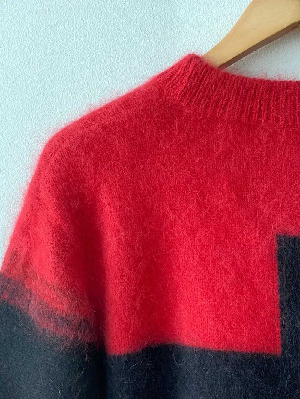Etudes Fall Winter 2017 Red Angora Sweater - image 3