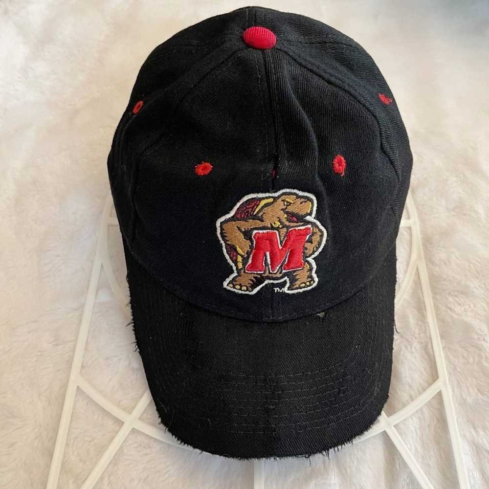 Maryland Terrapins Tonal Logo Slouch Distressed Ripped Adult  Flex Fit Cap Hat OSFA Red : Sports & Outdoors